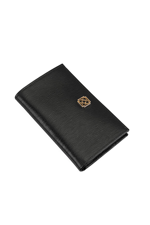 Siyah Kadın Deri Cüzdan - 4