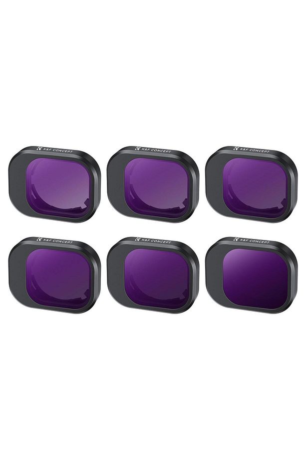 DJI Mini 4 Pro için ND Filtre SETİ ( ND4 + ND8 + ND16 + ND32 + ND64 + ND1000 Uyumlu ) - 1