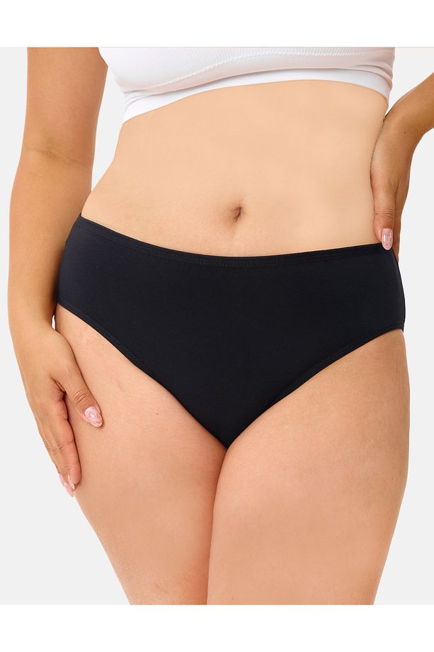 Kadın Külot Pamuklu Slip Renkli 10'lu Paket Yüksek Bel Iç Çamaşırı (MULTİCOLOR - X39) - 5