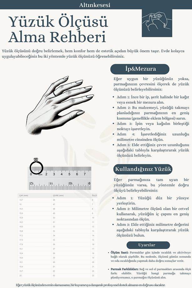 22 Ayar Altın Başak Yüzük - 5