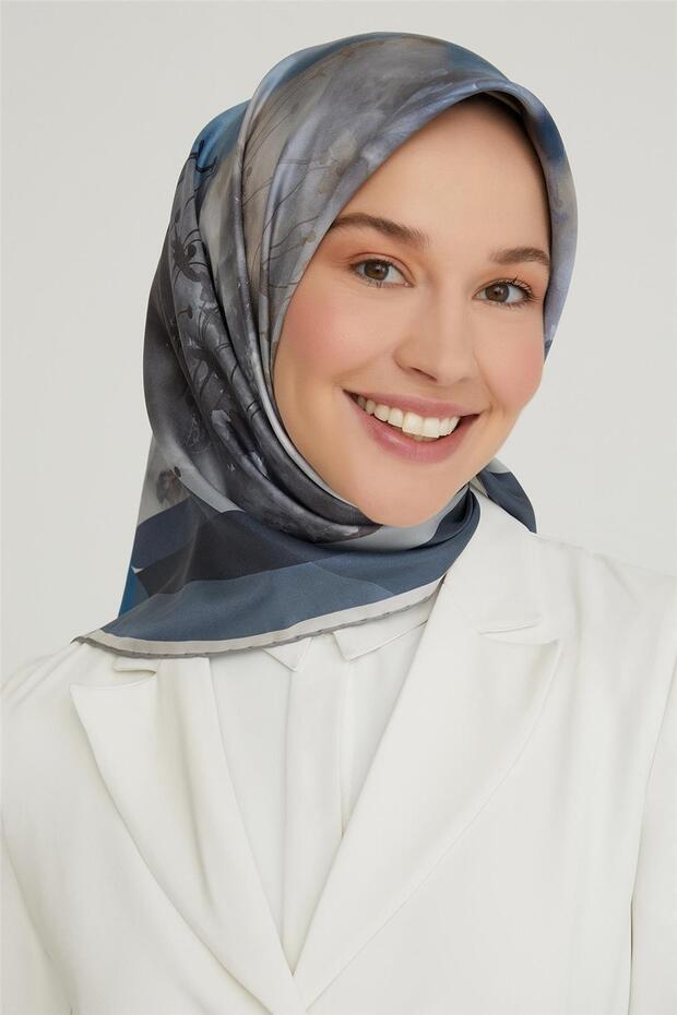 Nostalgia Series Twill Silk Scarf 8354-32Nt
