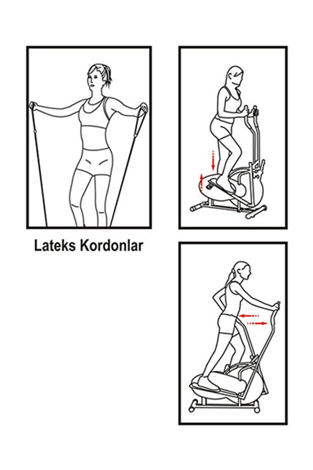 Lc210n Eliptik Bisiklet Orbitroller Orbitrack - 7