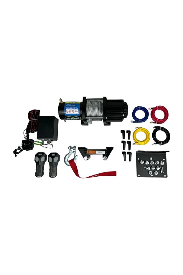 5000lb ATV Vinç Çelik Halatlı - 4