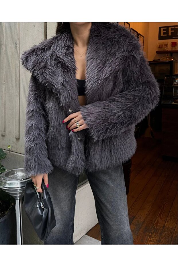 Imported Premium Lined Feather Coat - 6