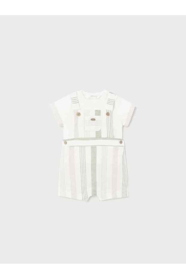 Baby Boy Short Jumpsuit T-Shirt Set of 2 1637