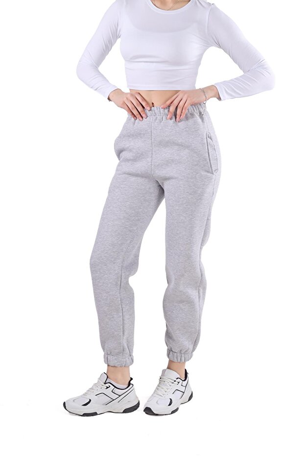 بدلة رياضية مطاطية رمادية بطول 8000 متر - 2