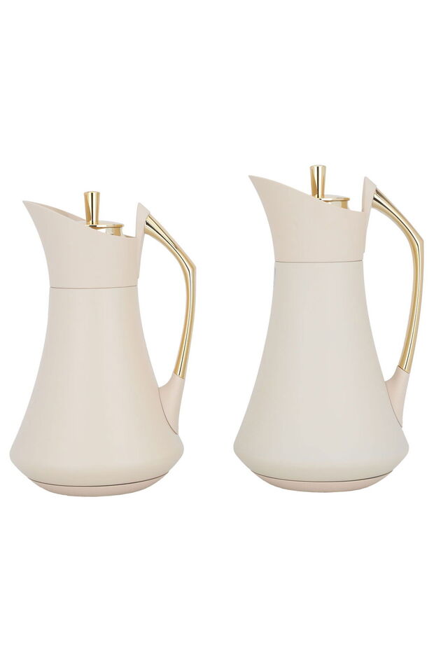 Karma Pro Beige Gold Thermos Set 2 Pieces