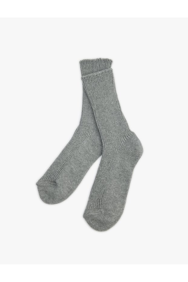 Thick Socks Basic Textured
