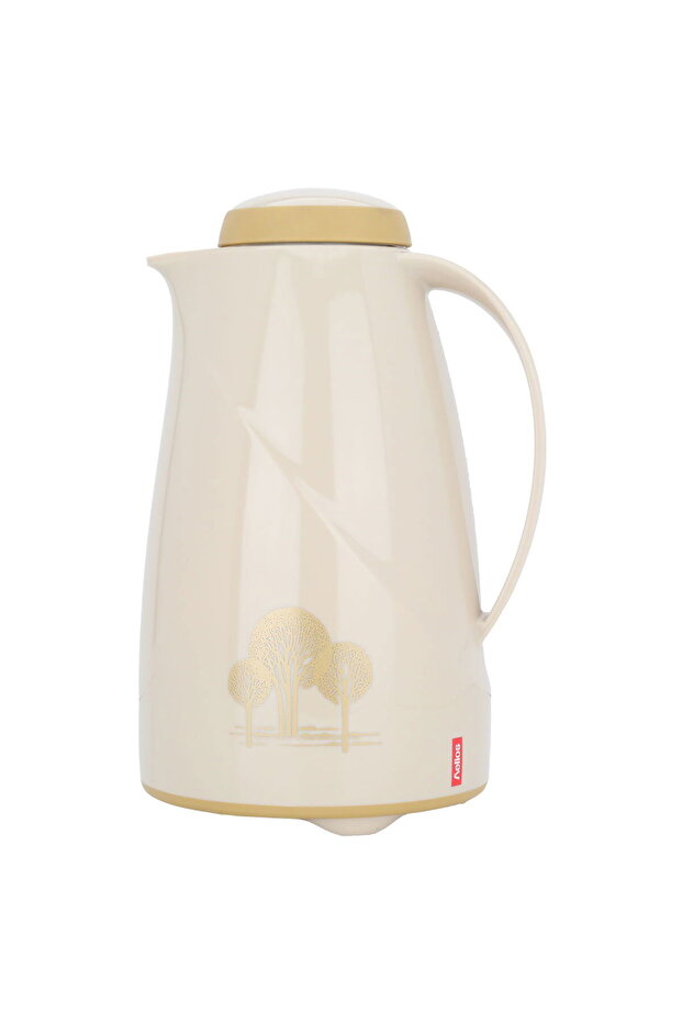 German Thermos Beige Tree Pattern 1.5 Litres