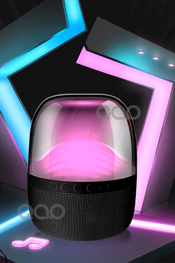 Studio 4 Bluetooth Hoparlör Ses Bombası Ses Kutusu Ambians Led Işıklı - 6