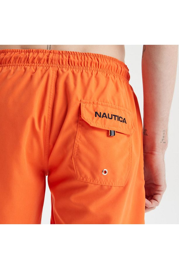 Erkek Turuncu Regular Fit Deniz Şortu - 5