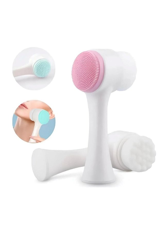 Double Sided Facial Cleansing and Massage Brush