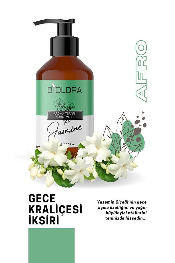 Yasemin Aromaterapi Ipeksi Vücut Masaj & Spa Yağı 250ml. - 1
