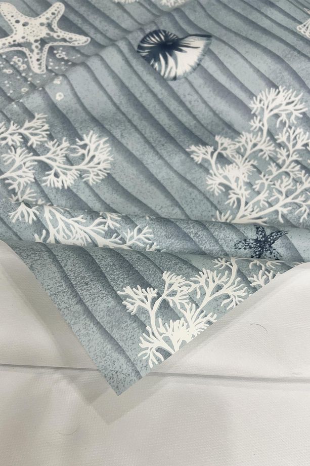 Pvc elyaf tabanlı Silinebilir Muşamba Masa Örtüsü_Deniz_1227 - 5
