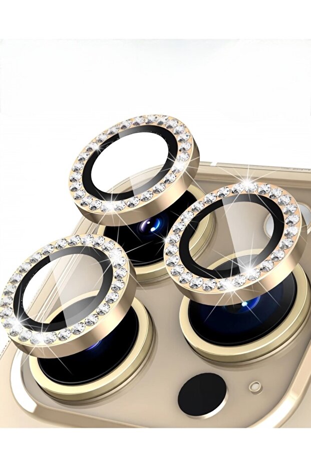 iPhone 14 Pro - 14 Pro Max Compatible Bright Stone Camera Lens Protector