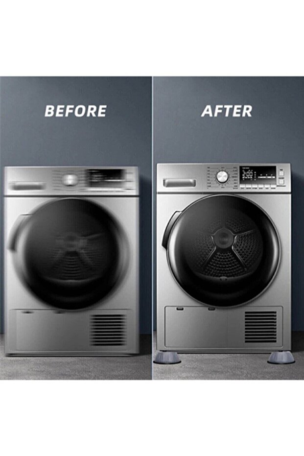 White Goods Stand Leg 8 Pieces Washing Machine Dishwasher Refrigerator Riser Anti-Vibration
