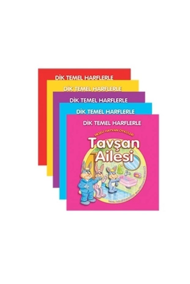 Cheerful Animal Stories with Uppercase and Lowercase Letters (5 Book Set) / Tandem Yayınları / 9789944414982