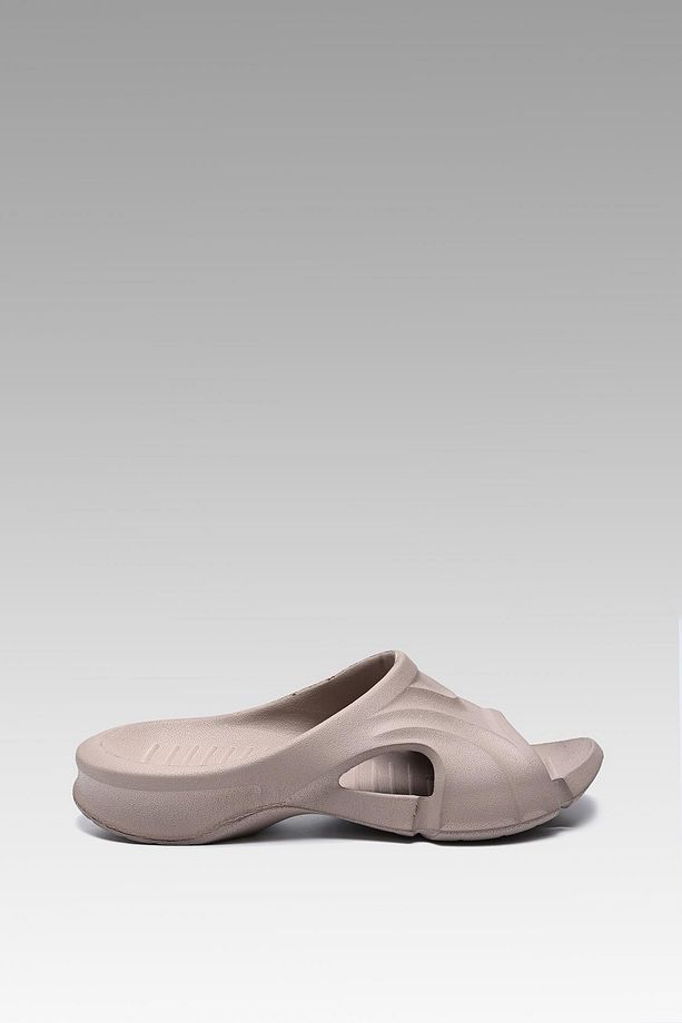 Unisex Gri Luca Ultra Light Mat Faylon Terlik 2cm BYNDFAY04 - 5
