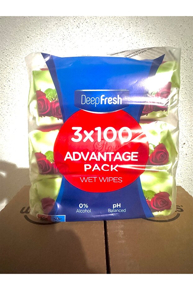 Deepfresh 100 lü ıslak mendil 3 lü pkt - 1