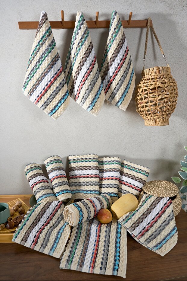 12-Piece Kitchen and Hand Towel | Anadolu