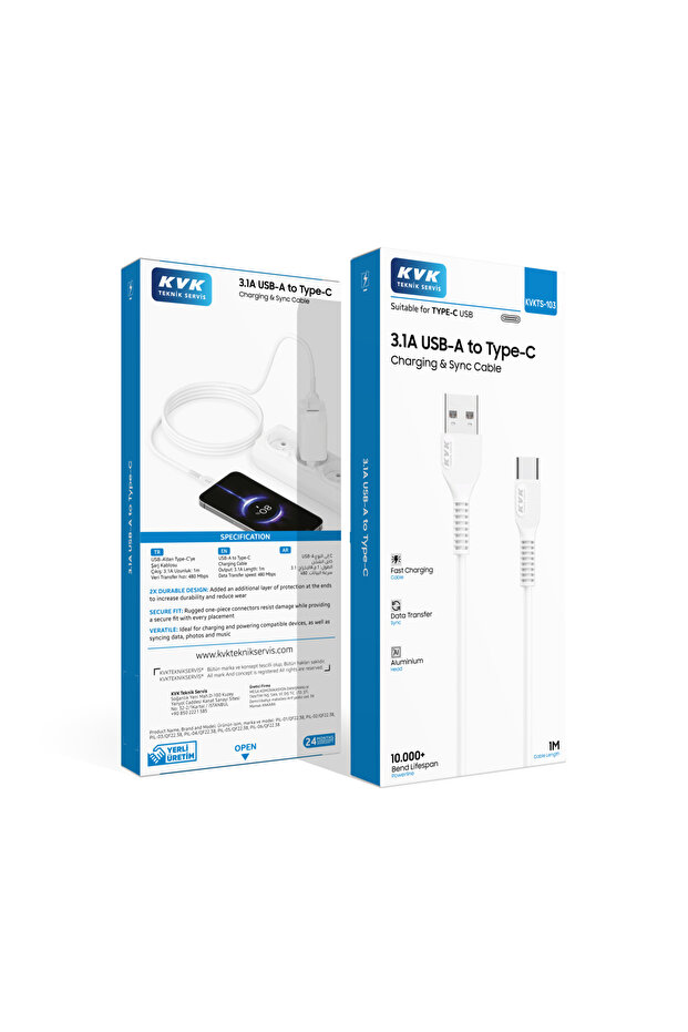 3.1A USB-A Type-C - 1