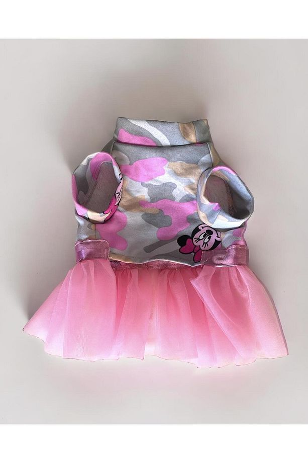 Pinky Minnie Tütülü Köpek Elbisesi, Kıyafeti Tutu - 7