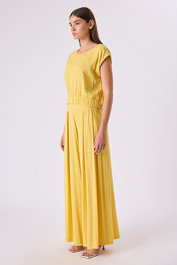 Kolsuz keten bluz - 3