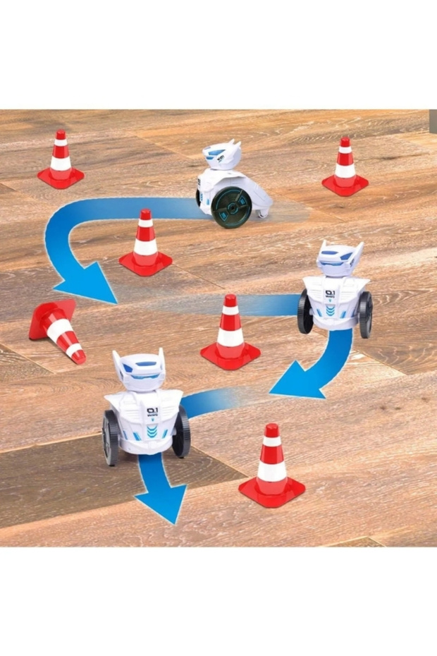 Saat Kumandalı Hareket Sensörlü Kendin Yap Robot Eğitici Yapı Mühendislik Oyuncağı Çocuk Bilim Seti - 9