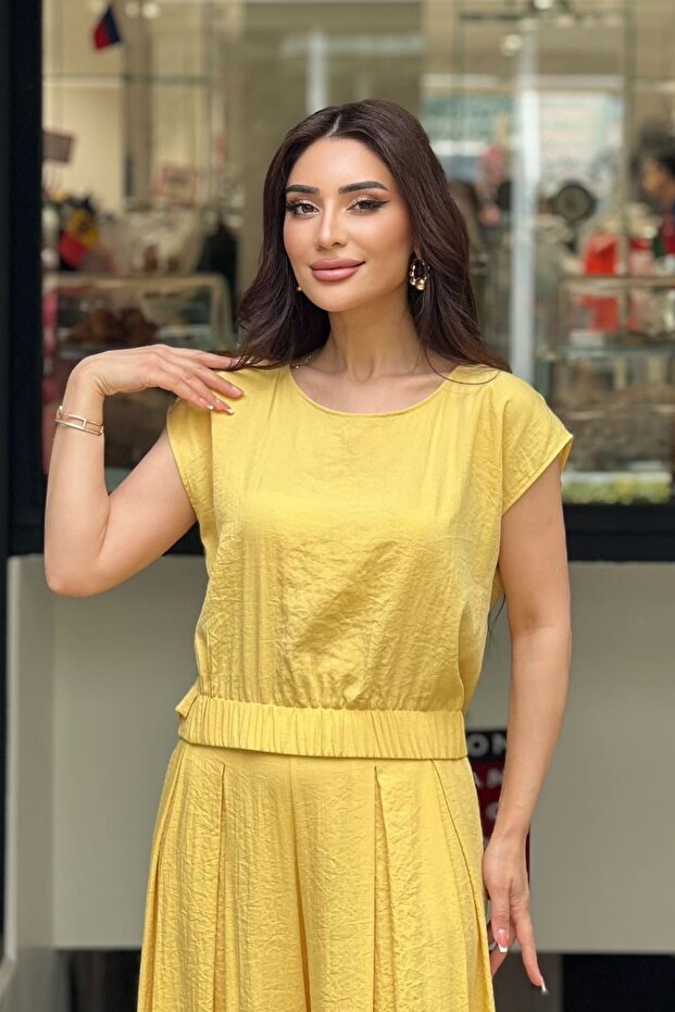 Kolsuz keten bluz - 5