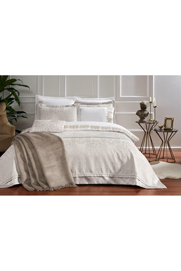 Çeyiz Seti Effect Krem ( 11 Parça) - 1