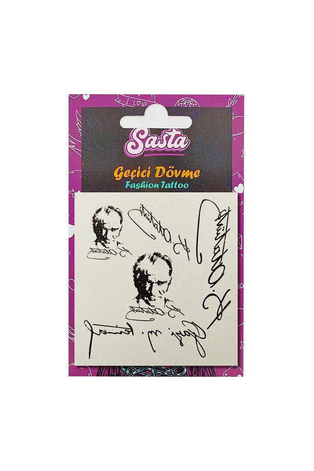 Geçici Dövme Atatürk ve Atatürk İmzası - 1