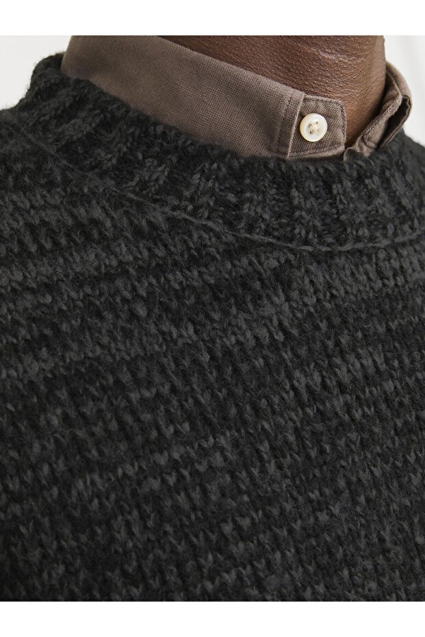 Strickpullover Einfarbig Strickpullover - 5