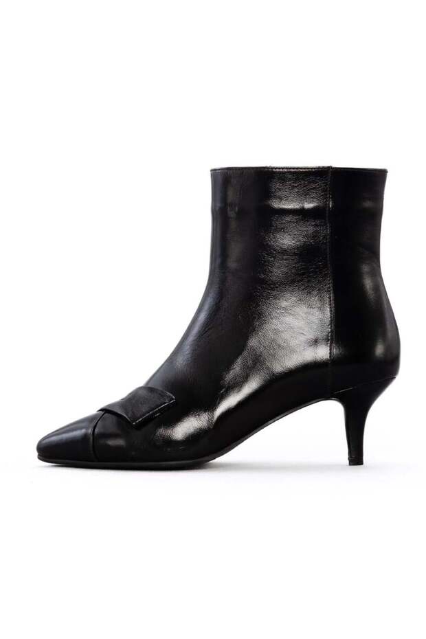 Ailere Women's Genuine Patent Leather Boots 2586