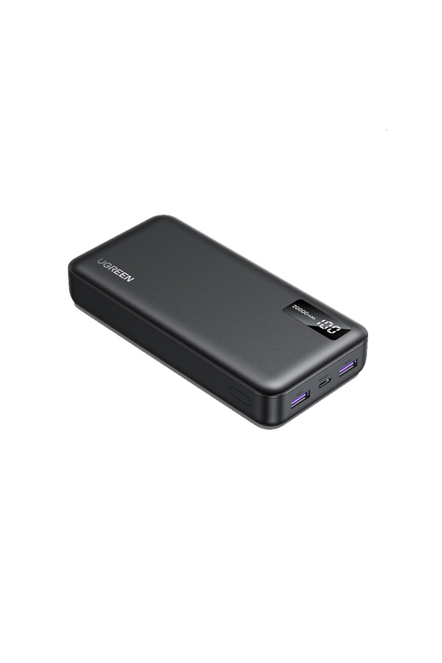 PowerBank USb-C and 2 USB Ports 22.5W 20000mAh - Black