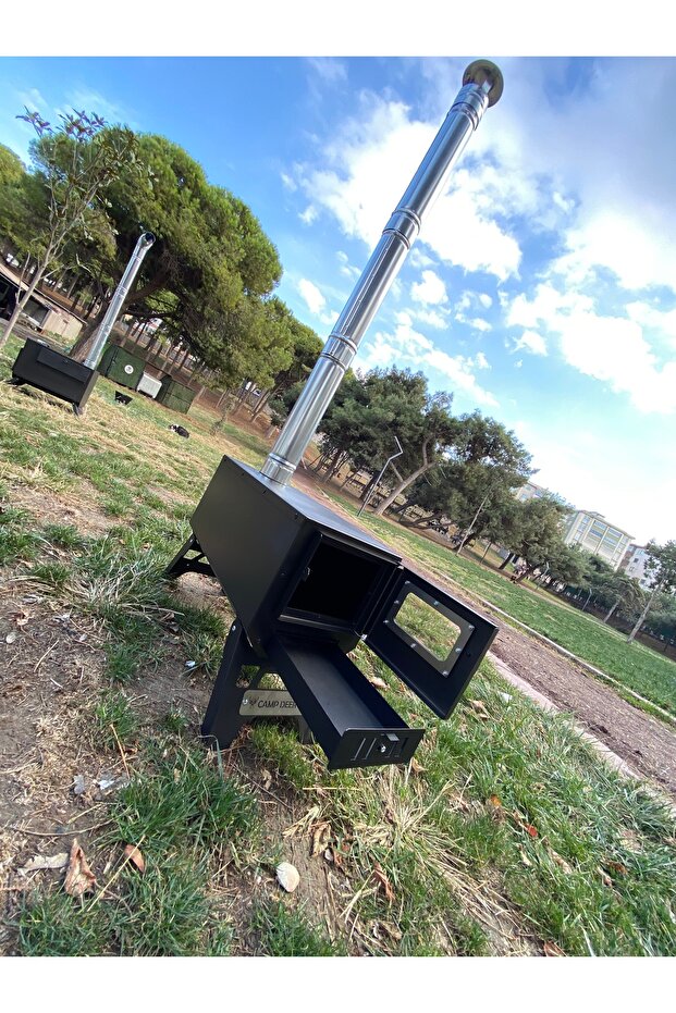 Kamp Piknik Çadır Sobası Çantalı - 5