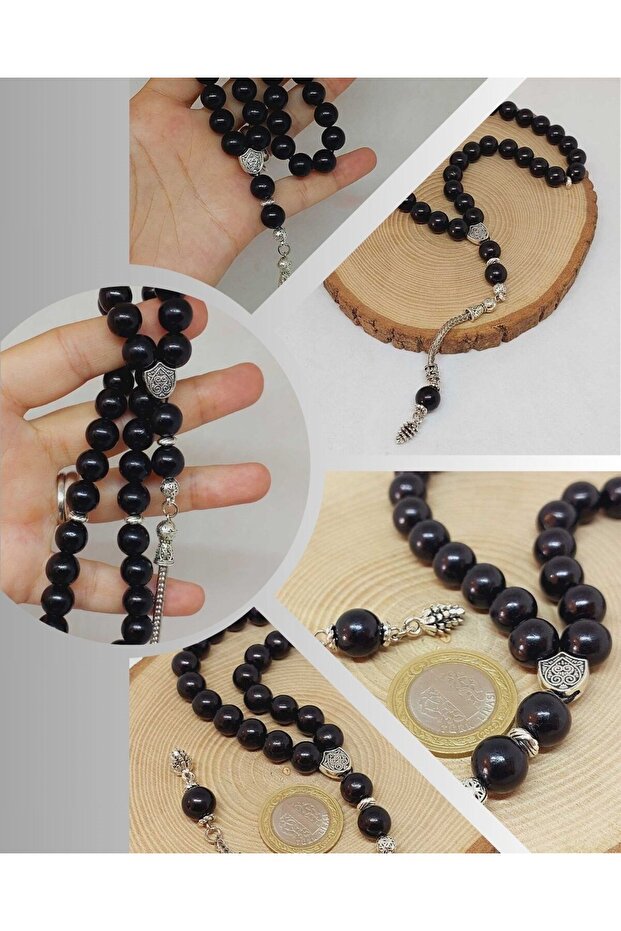 Ebony Wood 33 Prayer Beads 10mm (54648)