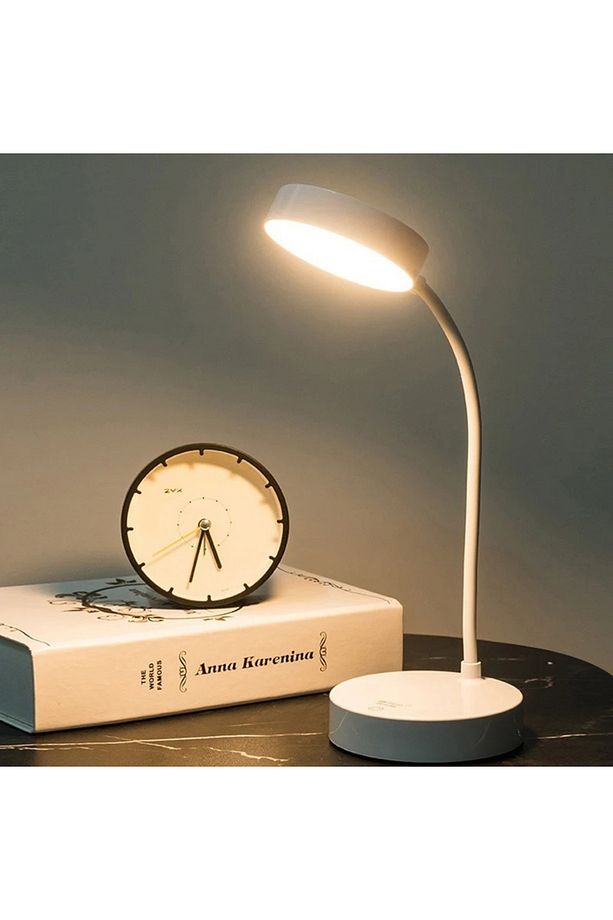 Akrobatik Led Çalışma Okuma Işığı Masa Lambası Flex Ayarlanabilir Işık 3 Mod Işık Masa Gece Lambası - 1