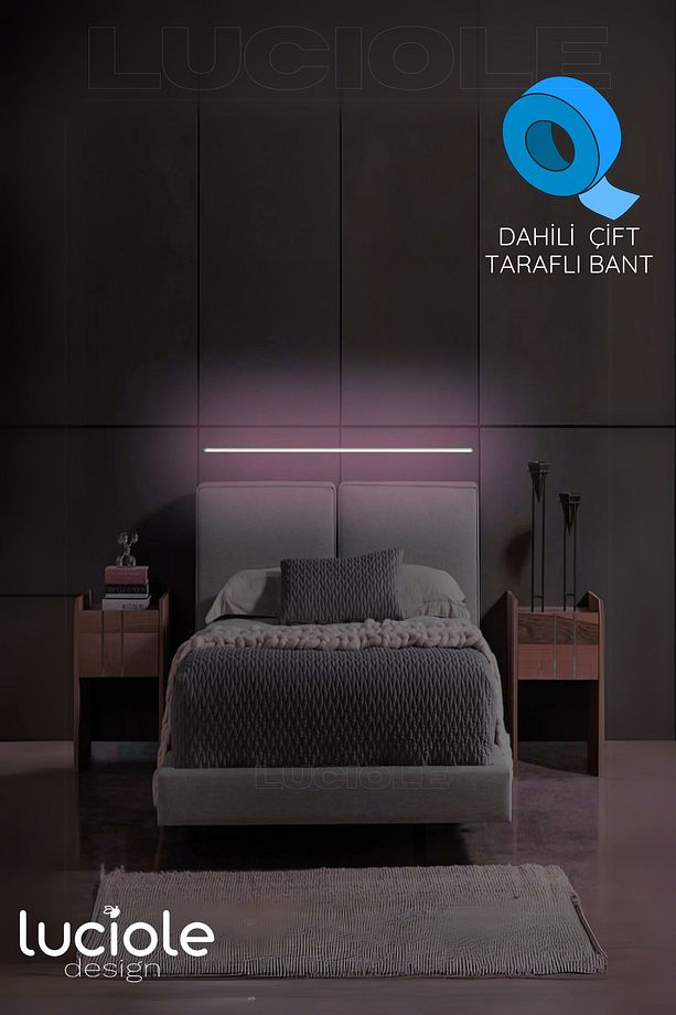 Rgb Led Abajur Aplik Gece Lambası Lambader Renkli Uzaktan Kumandalı Işık - Ledtube6 - 5