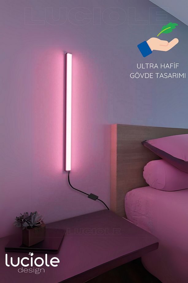 Uzaktan Kumandalı 2'li Mini Led Lambader Yeşil Mood - 6