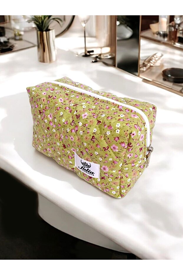 Quilted Makeup Bag | Makeup Bag | Care Travel Cosmetic Bag - Vera