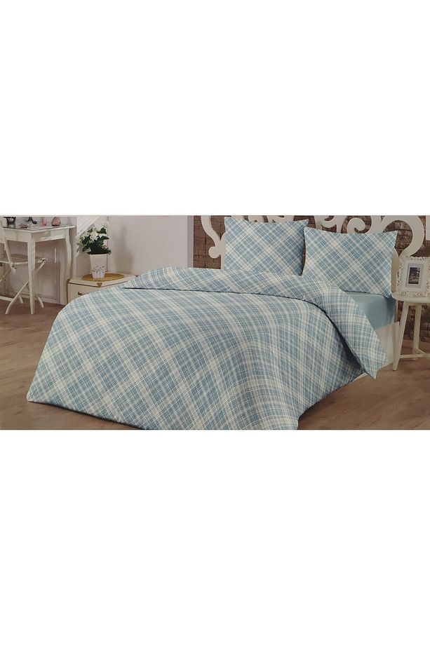 Flanel Pazen Kumaş Tek Kişilik Nevresim Takımı - 3
