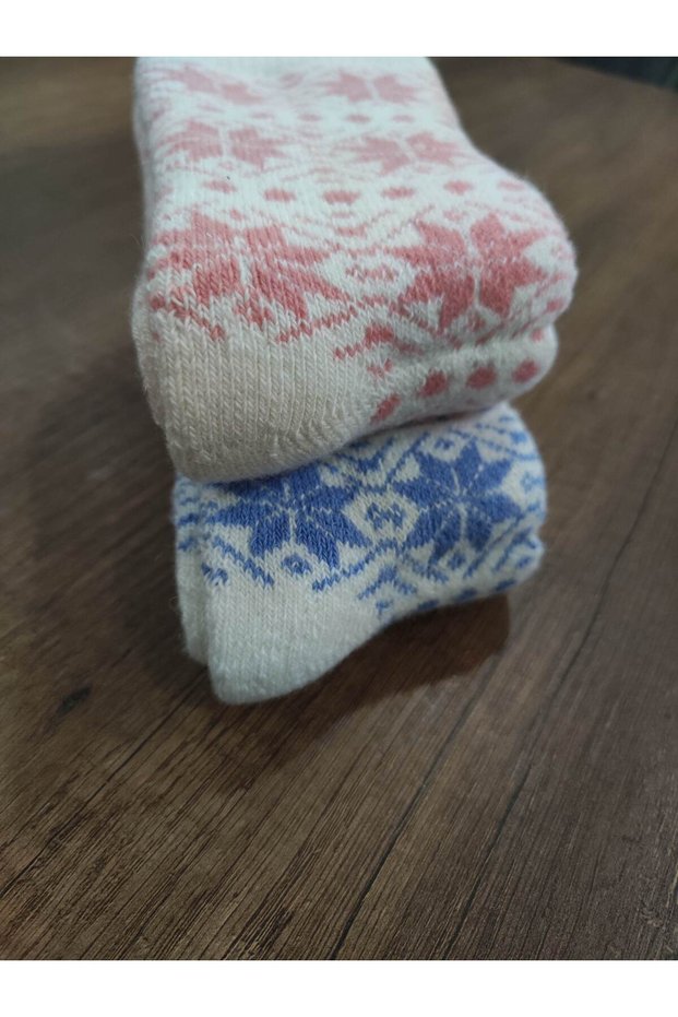 Women's 2 Pairs Premium Series Long Socks Seamless Towel Socks