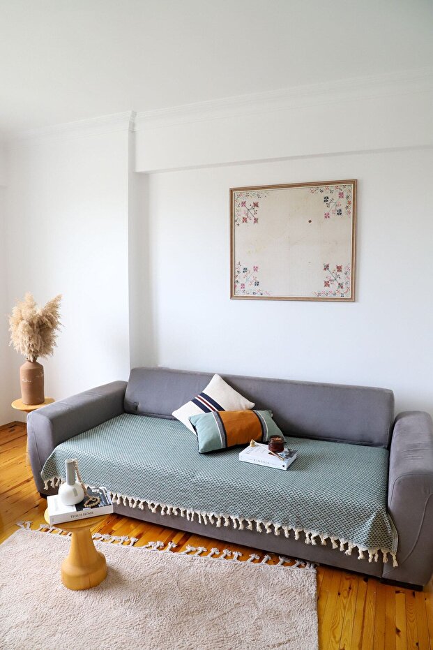 Star Small Sofa Bed Cover Green 115x200 cm