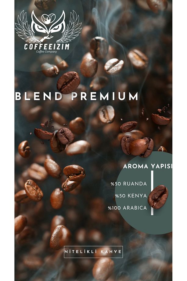 Blend Premıum Filtre Kahve, Espresso Kahve, Çekirdek Kahve 1 kg - 2