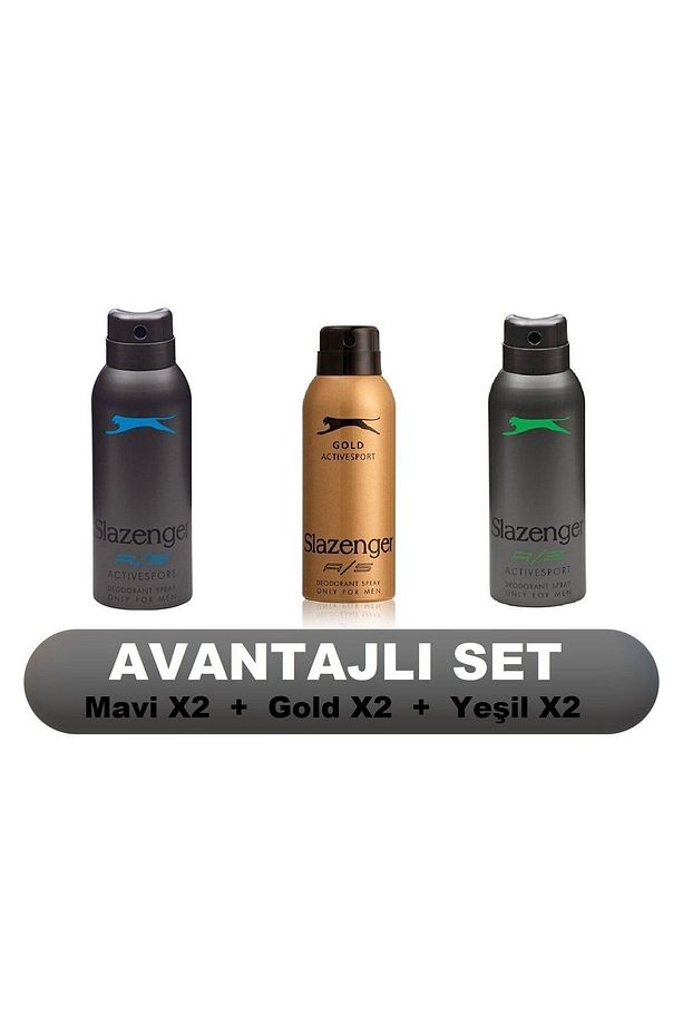 Active Sport Mavi Gold Yeşil Deodorant 150 ml X 2 Adet - 1
