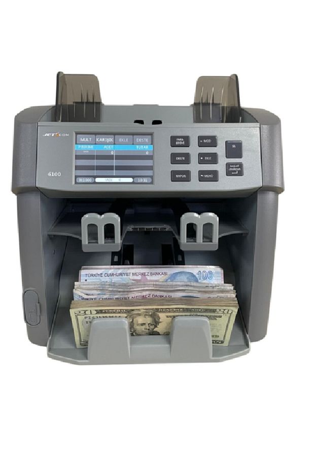 TEKNOSEL-JETCOM 6100 ÇİFT KATLI PARA SAYMA MAKİNESİ - 3