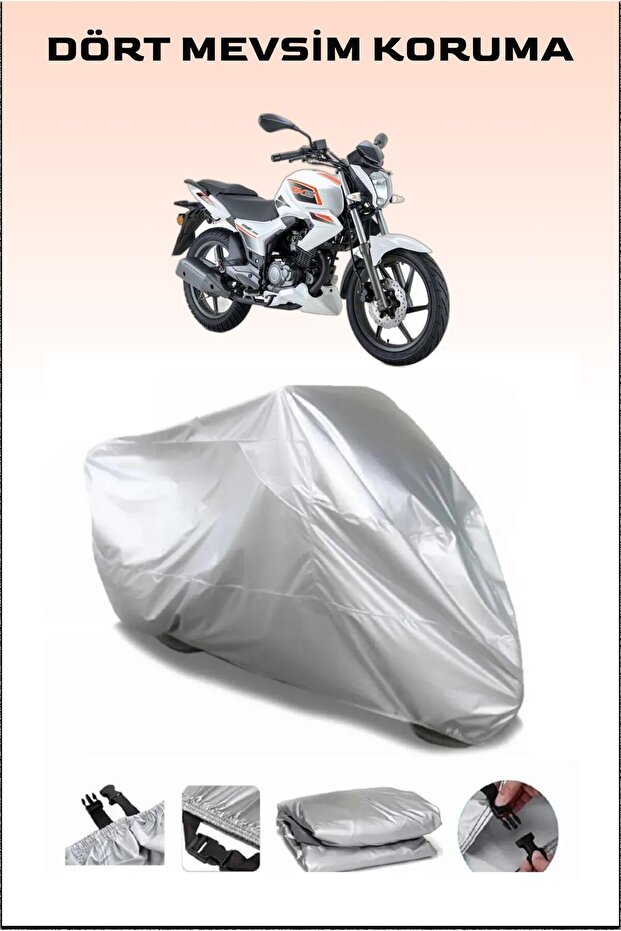 RKS Titanic 150-S Compatible Motorcycle Cover, Engine Protector