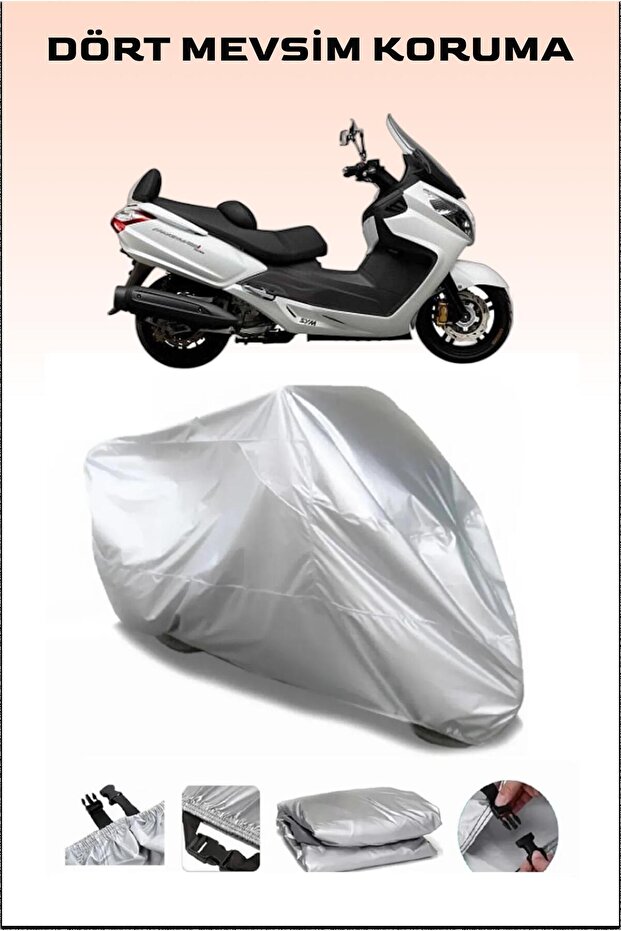 Motorcycle cover/engine cover compatible with SYM Maxi 400i.