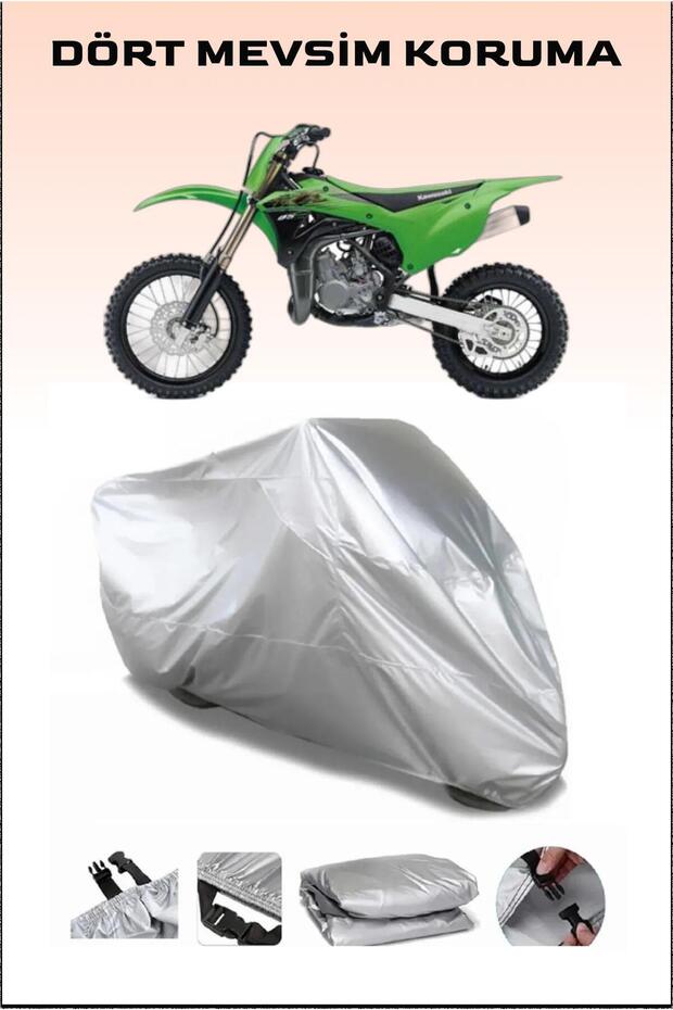 Motorcycle Cover/Engine Protector Compatible with Kawasaki KX 85