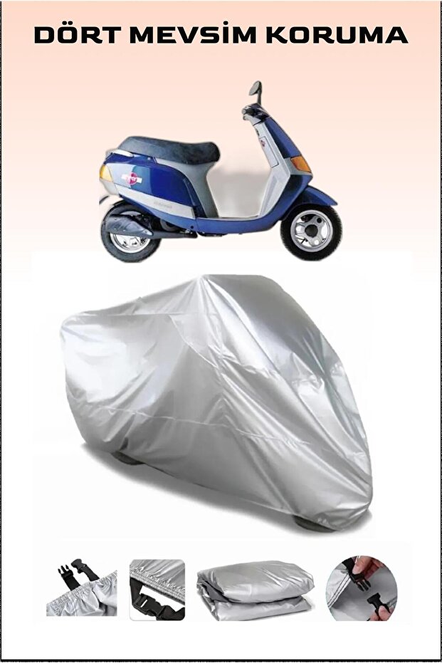 Piaggio Sfera 80 Compatible Motorcycle Cover, Engine Protector